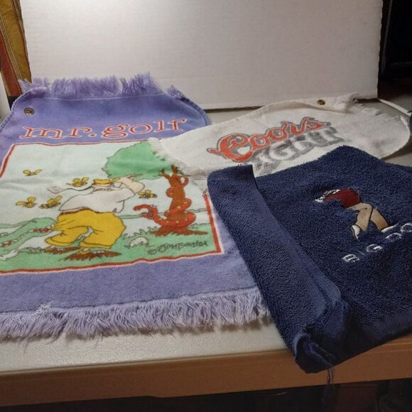 Mr. Golf Towel, Coors Light, and Big Dog Golf Towels - Picture 1 of 12